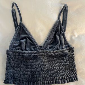 Dress Forum Velvet crop top size small